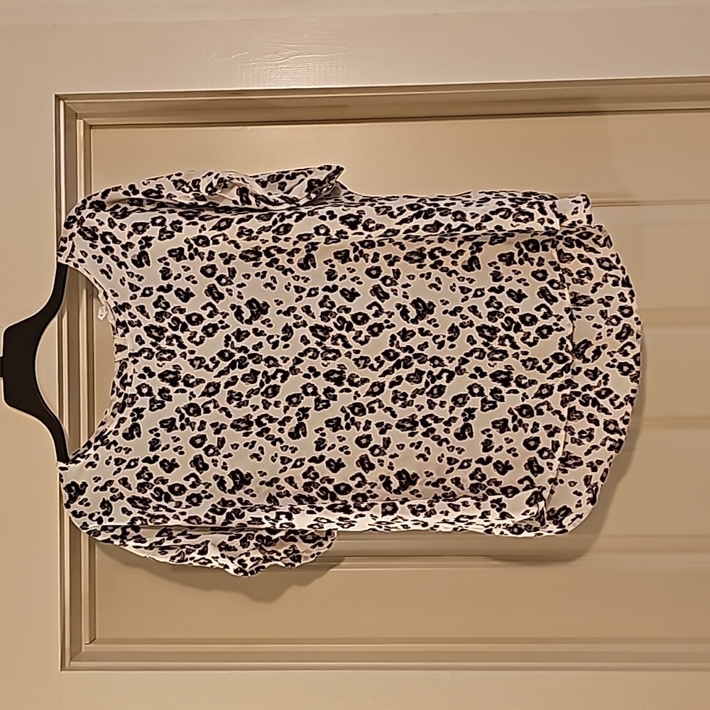 Leopard Print Blouse